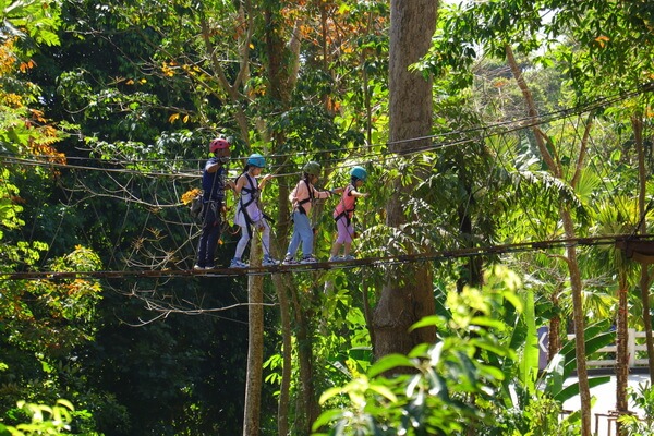 Zipline и верёвочный парк Микли